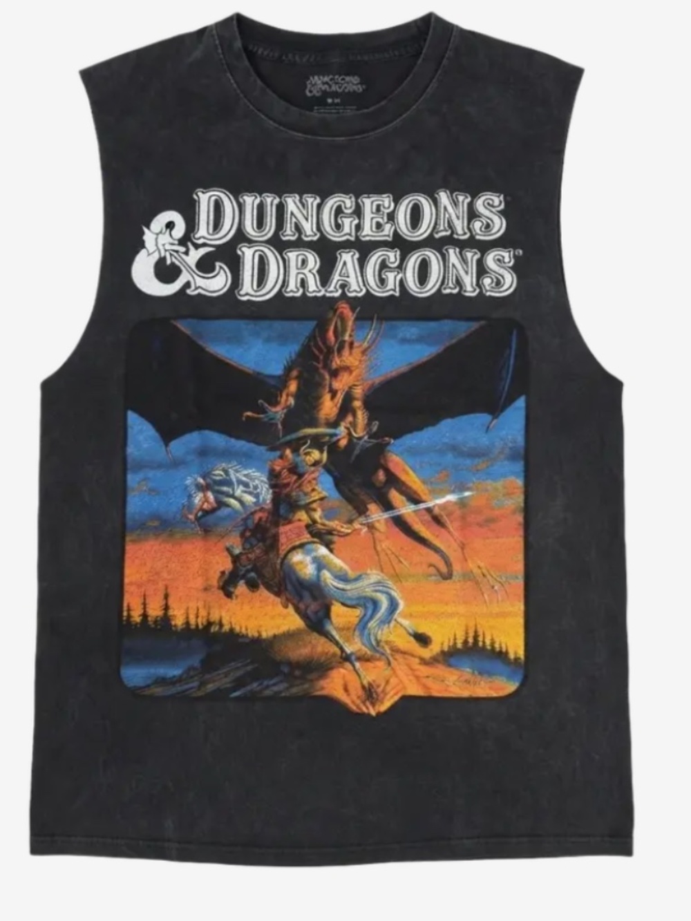 Dungeons & Dragons graphic muscle tee Black Size Medium